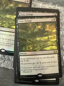 Toxic Deluge Commander Collection: Black Foil MTG Magic the Gathering - Image 1