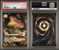 Disney Lorcana Whispers in the Well ARIEL Ethereal Voice 241/204 ICONIC PSA 10 - Image 3