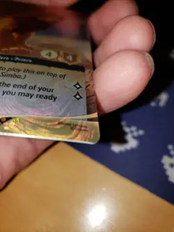 COLD Foil Simba Pride Protector Promo Disney Lorcana Challenge DLC 8/C2 NM - Image 5