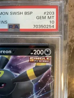 PSA:10 Umbreon V SWSH203 SWSH: Sword & Shield Promo Cards Holo - Image 3