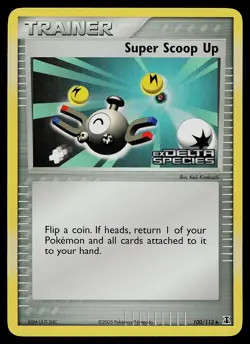Pokemon Card - Super Scoop Up Delta Species Stamped 100/113 Reverse Holo - Image 1