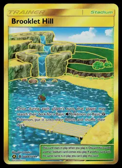 Pokemon Card - Brooklet Hill Hidden Fates SV88/SV94 Holo Full Art - Image 1