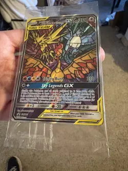 1 Pokemon Card Moltres Zapdos Articuno GX SM210 PROMO SEALED Hidden Fates - Image 4
