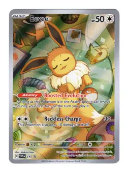 Eevee 173 Sv: Scarlet & Violet Promo Holo Pokemon Card NM - Image 1