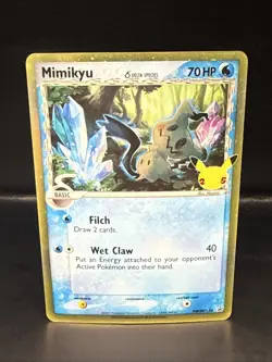 Pokemon Card TCG - Mimikyu Delta Species SWSH136 Promo Celebrations - Image 2
