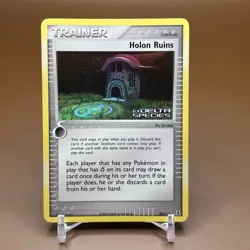Holon Ruins 96/113 Holo Trainer Card Pokemon EX Delta Species Stamped Card LP - Image 1
