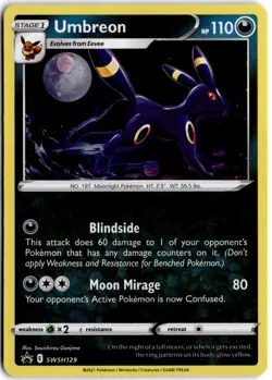 SWSH: Sword & Shield Promo Cards #SWSH129 Umbreon Holo - Image 1