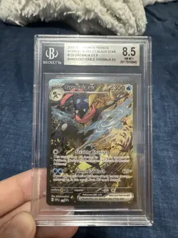 Greninja ex 132 Sv: Scarlet & Violet Promo Cards Holo. BGS 8.5 Graded! - Image 1