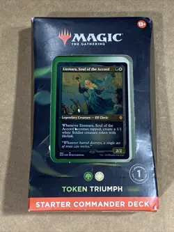 Magic the Gathering MTG Starter Commander Deck: Token Triumph New - Image 1