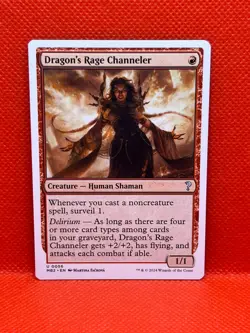 MTG Dragon's Rage Channeler(White Border) Mystery Booster 2 Regular - Image 1