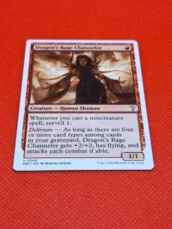 MTG Dragon's Rage Channeler(White Border) Mystery Booster 2 Regular - Image 2