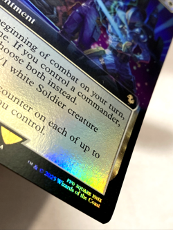 MTG SOLDIER Military Program (Extended Art Foil) Commander Final Fantasy 108 FF7 - Image 3