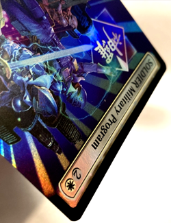 MTG SOLDIER Military Program (Extended Art Foil) Commander Final Fantasy 108 FF7 - Image 4