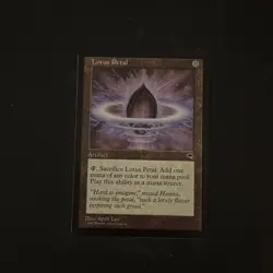 Magic The Gathering Tempest Lotus Petal #294 Lightly played - Image 1