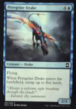 Peregrine Drake - Eternal Masters: #64, Magic: The Gathering Nm R194 - Image 1