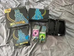 Pokemon Mega Evolution ETB Opened Box With Accessories NO PACKS or Promo - Image 1