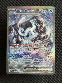Pokemon Chien-Pao EX 261/193 Paldea Evolved Special Illustration Rare Holo - Image 1