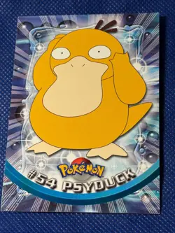 Psyduck # 54 Foil Topps Pokemon Blue Label - Image 2