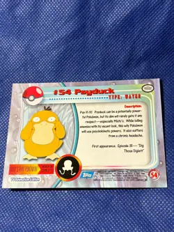 Psyduck # 54 Foil Topps Pokemon Blue Label - Image 3