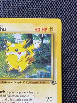 #60 Pikachu | 1st Edition | 1999 Pokemon TCG Fossil📈🔥 LP+ - Image 3