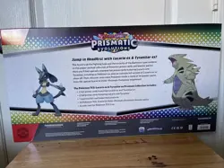 Pokemon Lucario Ex Tyranitar Ex Premium Collection Prismatic Evolution - IN HAND - Image 2