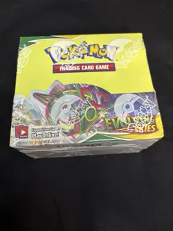 Pokemon Evolving Skies Booster Box Sword & Shield FACTORY SEALED 36 Packs W/Case - Image 2