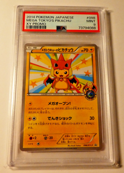 Pokemon PSA Mega Tokyo's Pikachu 098/XY-P XY Promo Rare Holo Japanese 2014 - Image 1