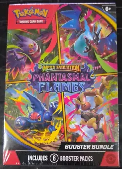 2 Sealed Pokemon Phantasmal Flames Booster Bundles Mega Evolution MP0004 - Image 2