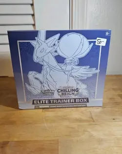Pokemon - Chilling Reign - Elite Trainer Box - Ice Rider Calyrex -Factory Sealed - Image 1