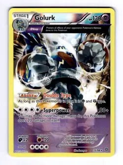 Golurk (35) XY - Ancient Origins #35 (2015) Rare Reverse Holo NM Pokemon - Image 1