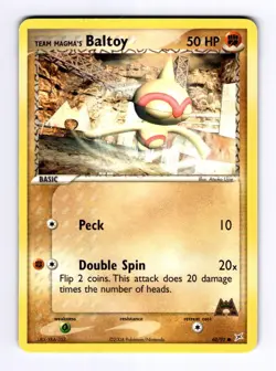 Team Magma's Baltoy - 60/ Team Magma vs Team Aqua #60 (2004) Common NM Pokemon - Image 1