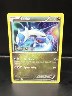 Pokemon Latios 10/20 BW Dragon Vault Holo Reverse Rare Promo Stamped - Image 2