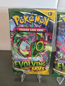 Pokemon TCG Sword & Shield Evolving Skies Booster Pack Lot Of 3 Random Pack Art 820650808777 - Image 2