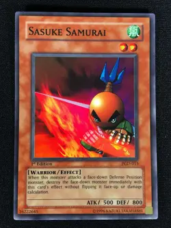 Yugioh Sauke Samurai PGD-015 1st Super (NM) - Image 1