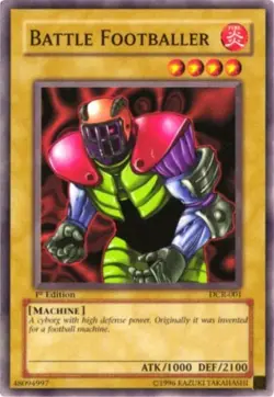 Battle Footballer - DCR-001 - Common - Unlimited Edition - Lightly Played - Image 1