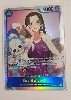One Piece TCG Boa Hancock OP01-078 Super Rare Foil ROMANCE DAWN English - Image 1