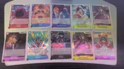 One Piece Op-10 Royal blood Bulk Lot Commons, Uncommons, Leaders, Rares Mixed - Image 2