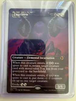 Emptiness (Borderless Non-Foil) MTG Lorwyn Eclipsed #0294 M NM ENG - Image 1