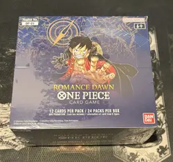 Sealed One Piece Romance Dawn Blue Bottom OP-01 English Card Game Booster Box - Image 1