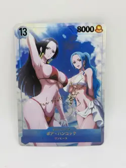 One Piece Goddess Boa Hancock & Vivi Radiant DIY Doujin Kawaii Art Holo Card - Image 1