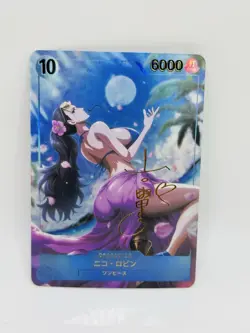 One Piece Goddess Nico Robin Radiant DIY Doujin Kawaii Art Holo Card - Image 1