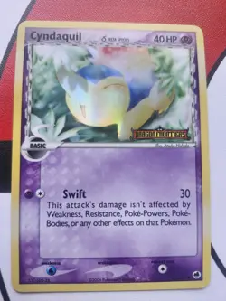 Cyndaquil Delta Species NM 45/101 Dragon Frontiers Reverse Holo Pokemon Card Tcg - Image 1