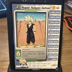 Super Saiyan Gohan Dragon Ball Z CCG DBZ Card - IR2 - Image 1