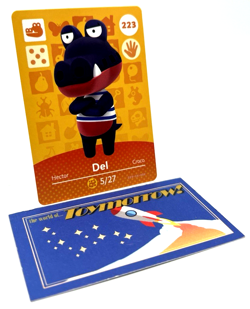 Animal Crossing Nintendo Amiibo - DEL #223 - Series 3 Authentic Card - Image 1
