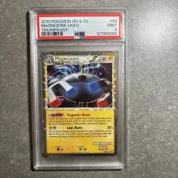 2010 Pokemon HeartGold SoulSilver Triumphant Magnezone Holo Card #96 PSA 9 Mint - Image 1