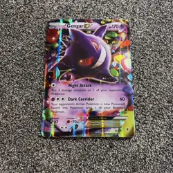 Gengar EX 34/119 Phantom Forces Rare Holo Jumbo Pokemon Card - Image 1
