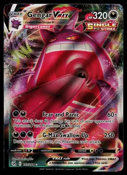 Pokemon Card - Gengar VMAX Fusion Strike 157/264 Ultra Rare - Image 1