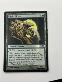 MTG, Might Sliver FOIL $3 ORDER MIN 23 DAMAGED *PICS Premium Deck Series Slivers - Image 3