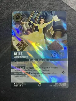 NM Enchanted Belle Strange but Special 214/204, Enchanted Foil, Disney Lorcana - Image 1