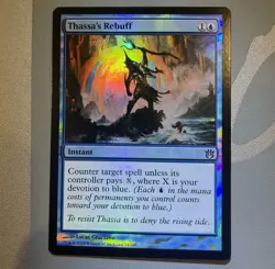 Magic the Gathering MTG Born of the Gods THASSA'S REBUFF Foil - Image 1